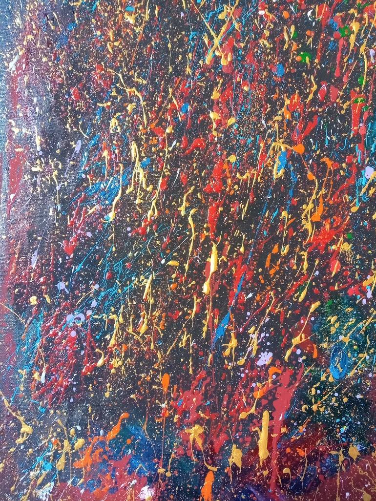 Original Abstract Expressionism Abstract Painting by Pedro Fernandez Paladino