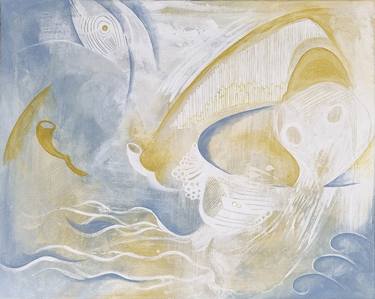 Original Abstract Seascape Paintings by Kinga Berkowska