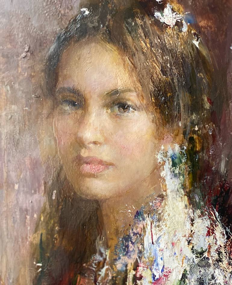 Original Figurative People Painting by Nikolai Blokhin