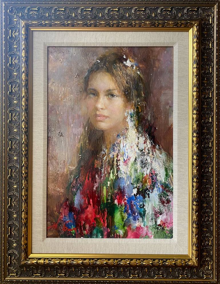 Original Figurative People Painting by Nikolai Blokhin