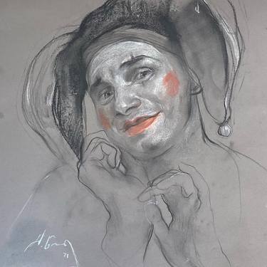 "Clown" drawing by Nikolai Blokhin thumb