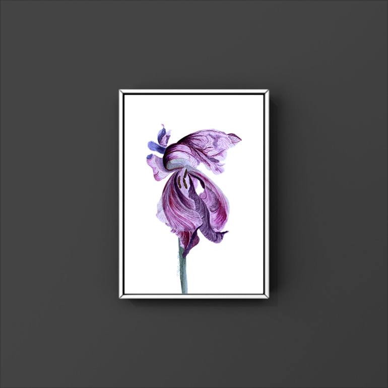 Original Art Deco Floral Painting by Tetiana Teresh