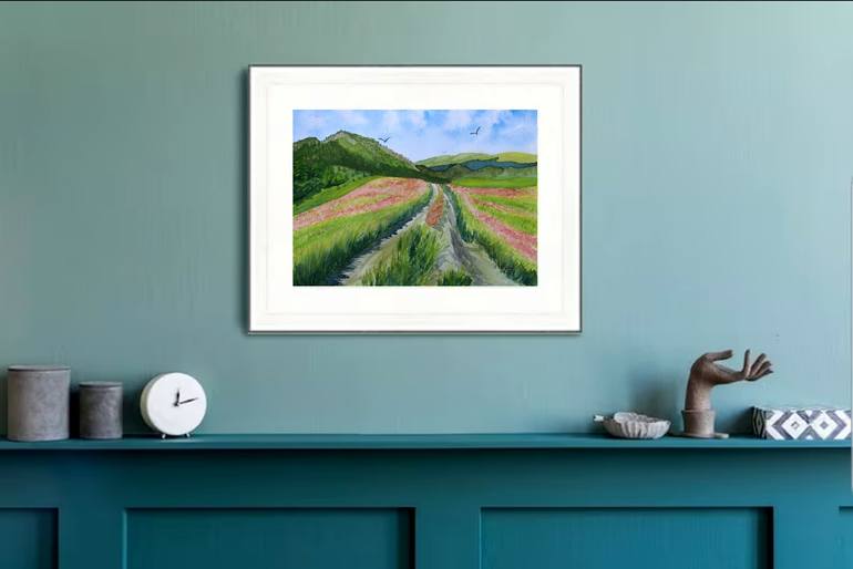 Original Contemporary Landscape Painting by Tetiana Teresh