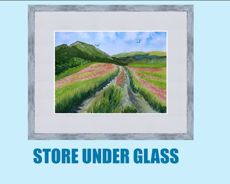 Original Contemporary Landscape Painting by Tetiana Teresh