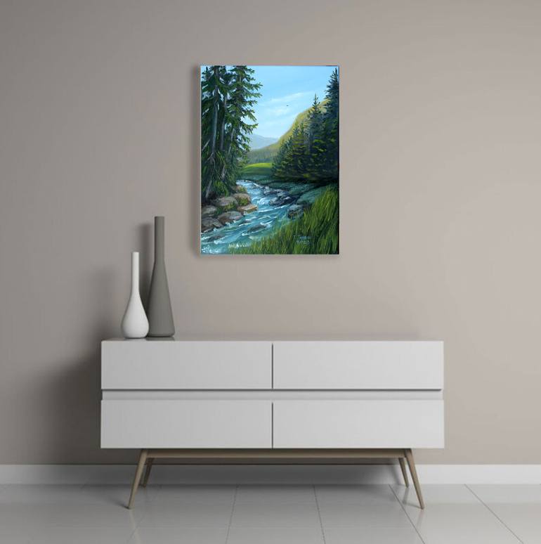 Original Realism Landscape Painting by Tetiana Teresh