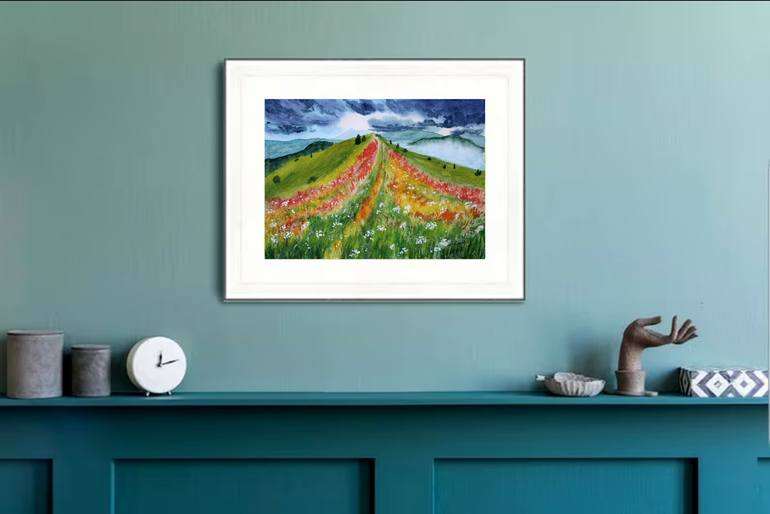 Original Contemporary Landscape Painting by Tetiana Teresh