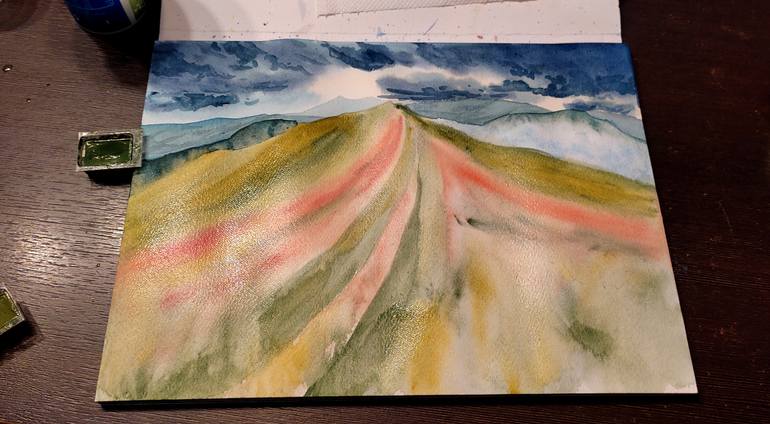 Original Contemporary Landscape Painting by Tetiana Teresh