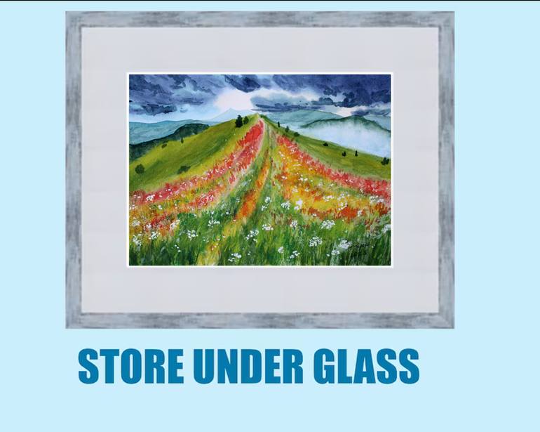 Original Contemporary Landscape Painting by Tetiana Teresh