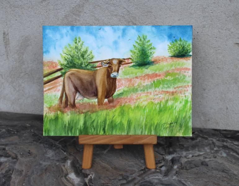 Original Art Deco Animal Painting by Tetiana Teresh