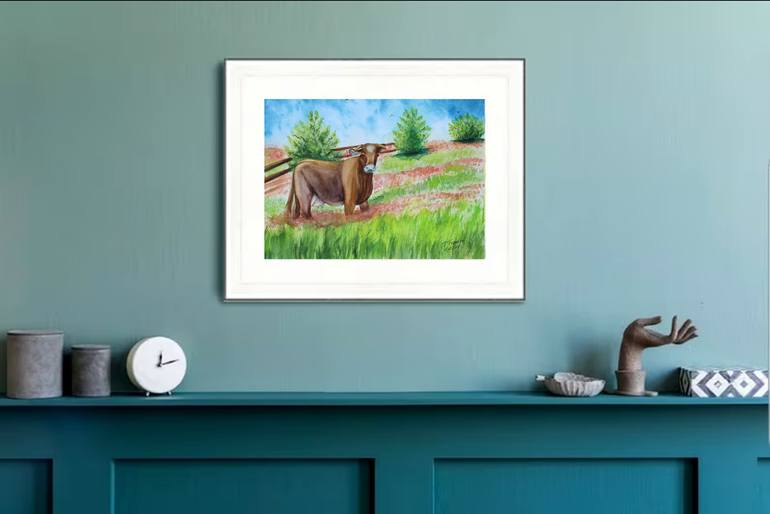 Original Art Deco Animal Painting by Tetiana Teresh