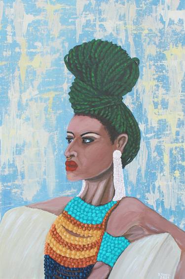 "A Woman With African Braids" thumb