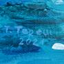 Ocean Painting Seascape Original Art Nautical Artwork Sea Abstract Acrylic Art on Canvas