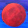 Red full moon