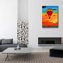 Hot air balloon painting
