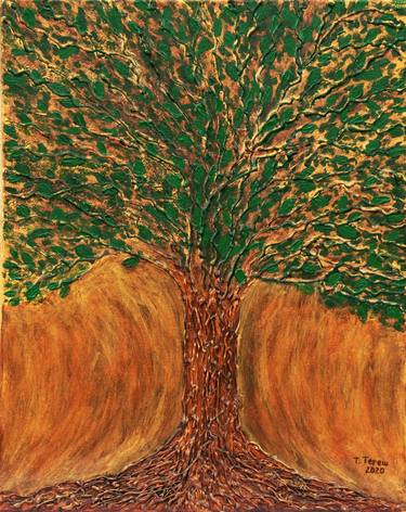 Print of Tree Paintings by Tetiana Teresh