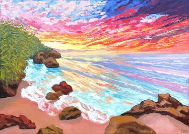 Original Beach Paintings by Tetiana Teresh