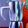 coffee maker painting