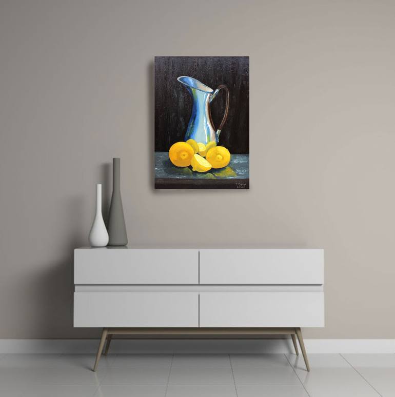 Lemons Painting by Tetiana Teresh | Saatchi Art