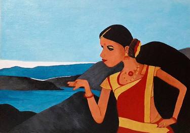 Print of Folk Performing Arts Paintings by Ranjini Hemanth