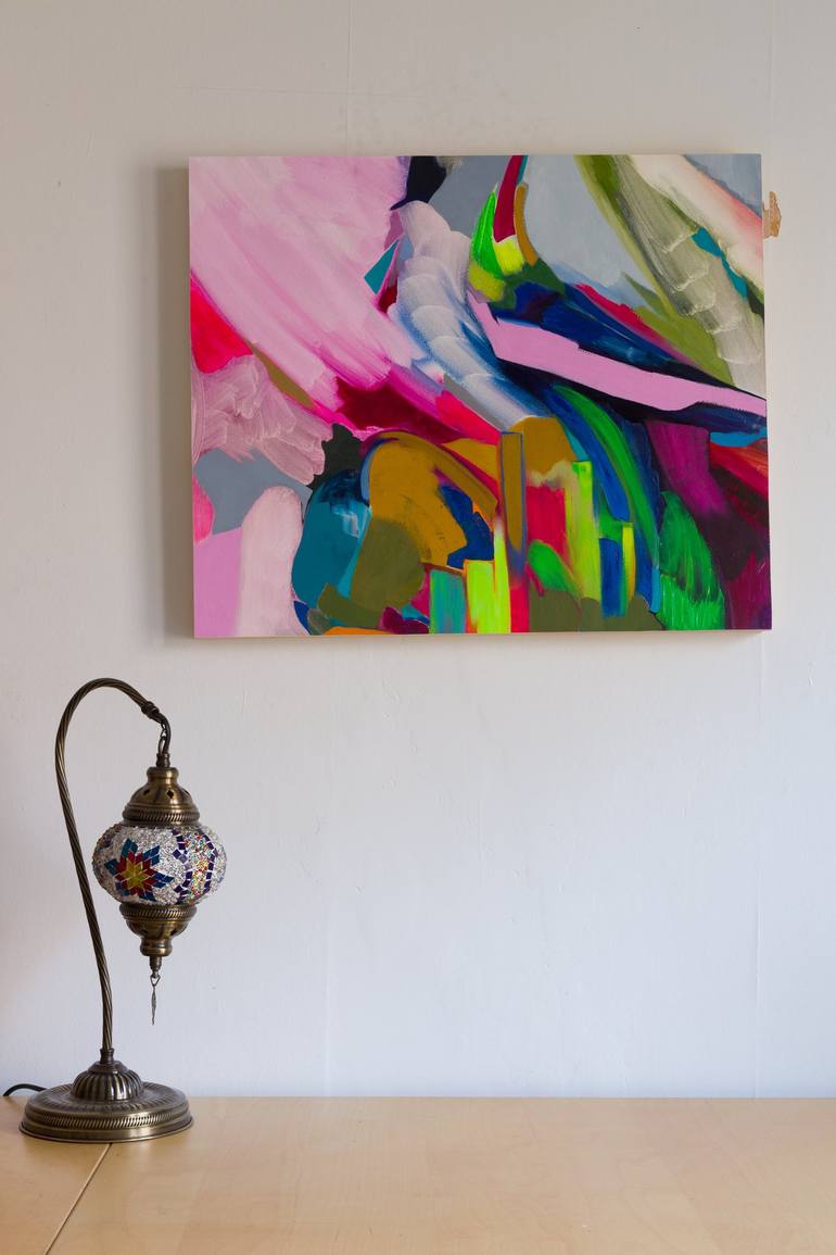 Original Abstract Expressionism Abstract Painting by Kelsey Kuno