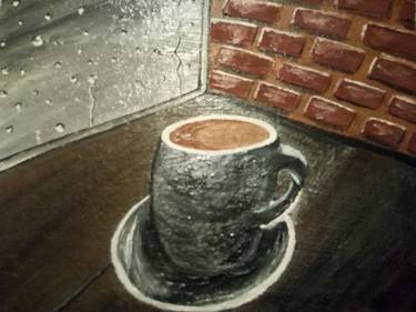 Rainy Day with a coffee cup thumb