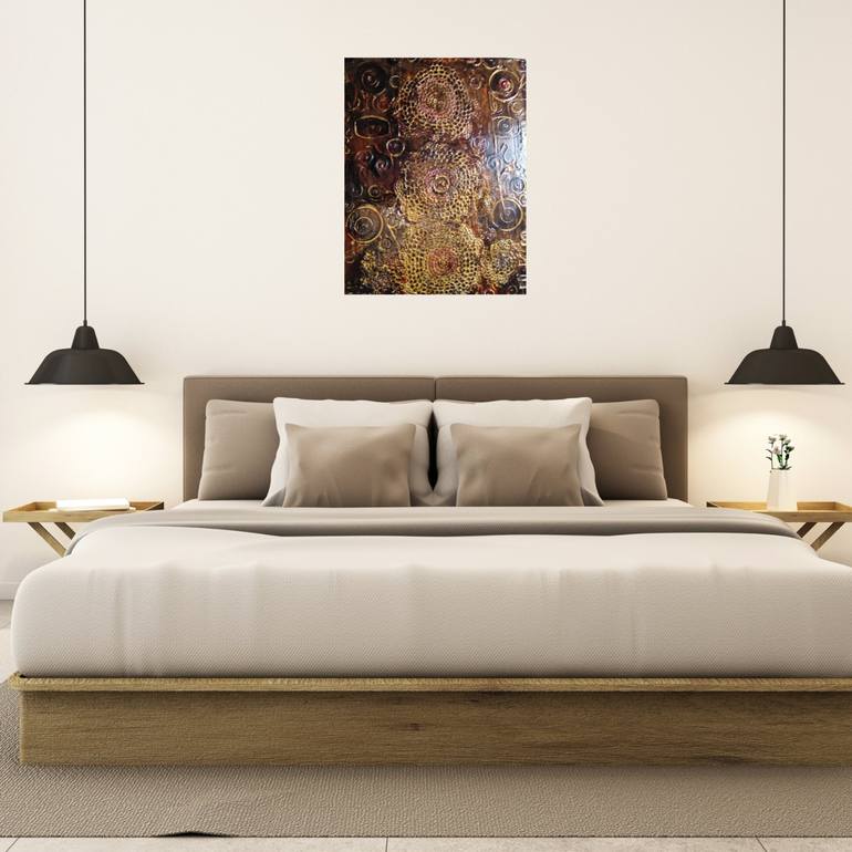 Original Abstract Painting by Wilma Guion-Abdelaziz