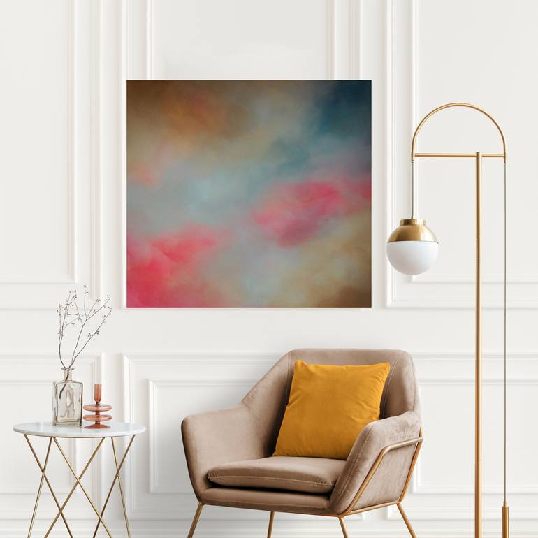 Original Abstract Expressionism Abstract Painting by Roxana Culcescu