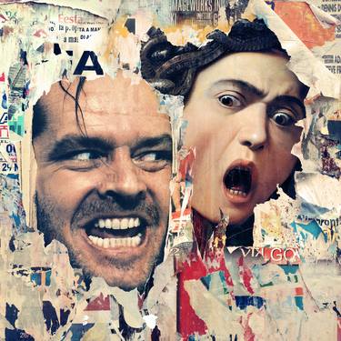 Original Pop Art Cinema Collage by marco innocenti