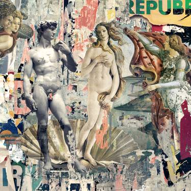 Original Pop Art Culture Collage by marco innocenti