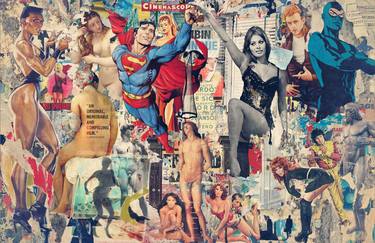 Original Celebrity Collage by marco innocenti