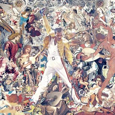 Original Pop Art Music Collage by marco innocenti
