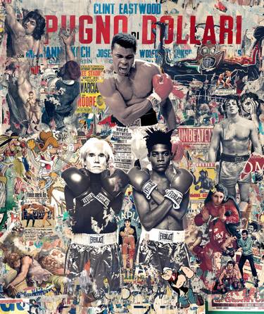 Original Pop Art Celebrity Collage by marco innocenti
