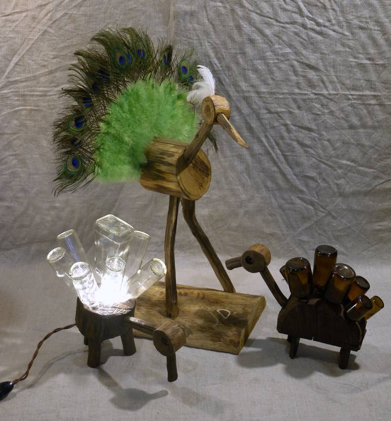 Original Abstract Expressionism Animal Sculpture by Игорь Дрождин