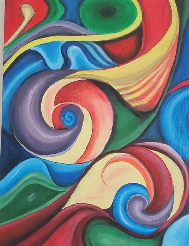 Original Abstract Paintings by fatima anwar