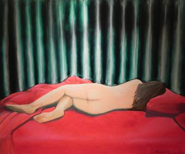 Original Abstract Nude Paintings by Mario Cipolla