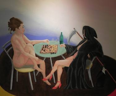 Original Figurative Nude Paintings by Mario Cipolla