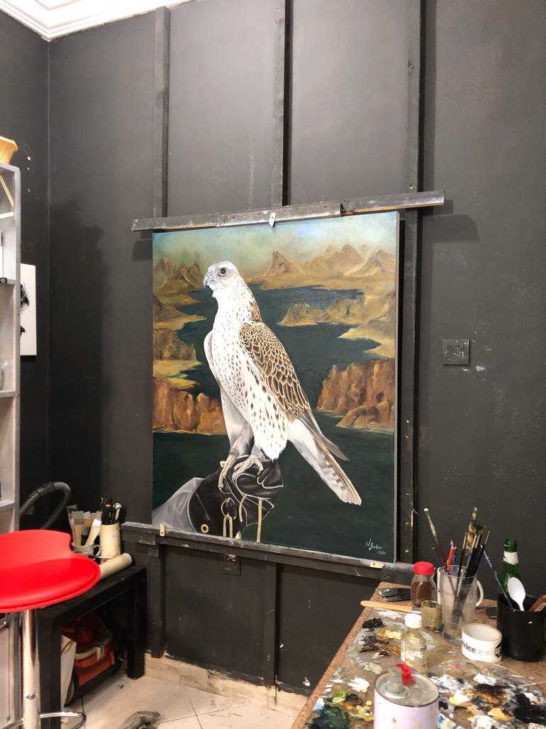 Original Contemporary Animal Painting by Nazar Sarfan