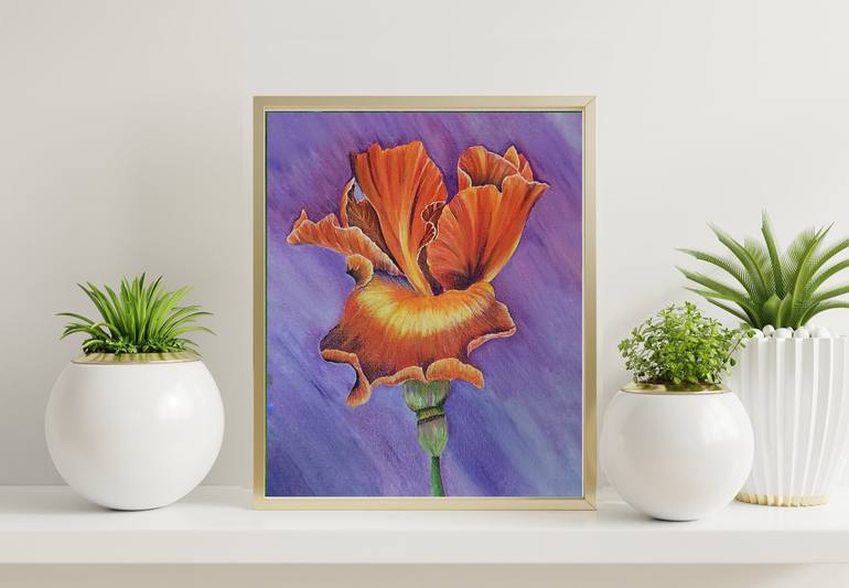 Original Figurative Floral Painting by Augusta Alvarez