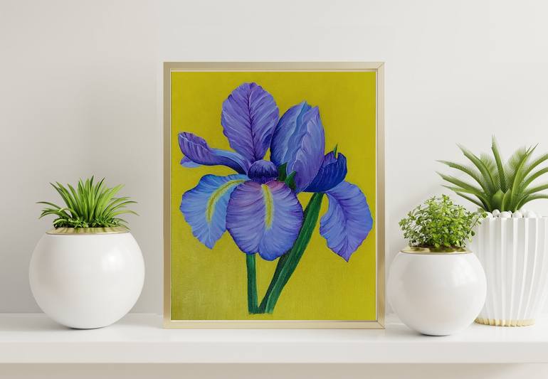 Original Figurative Floral Painting by Augusta Alvarez