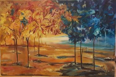 Original Conceptual Landscape Paintings by Shweta Bhardwaj