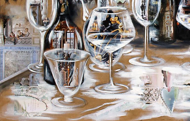 Original Food & Drink Painting by Nathalie Lemaitre