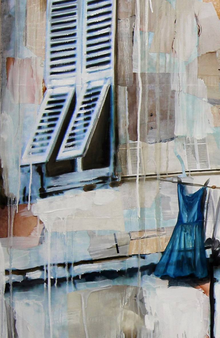 Original Figurative Architecture Painting by Nathalie Lemaitre