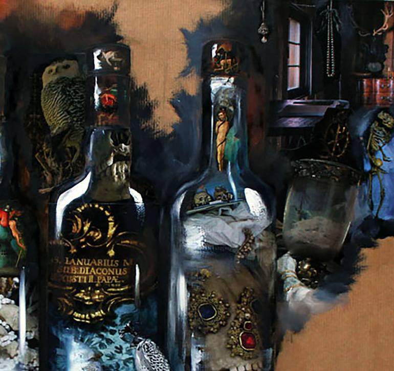 Original Figurative Food & Drink Painting by Nathalie Lemaitre