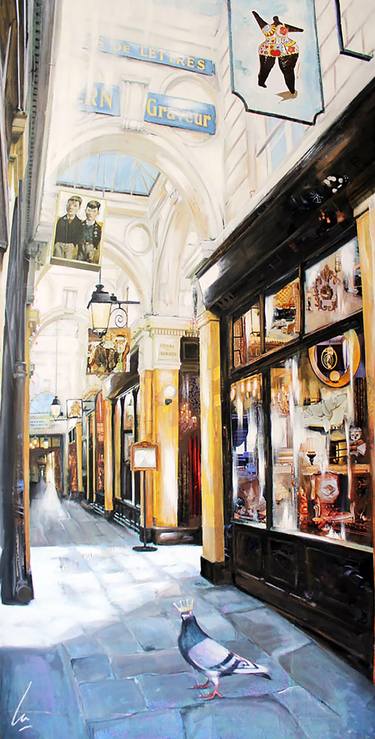 Original Architecture Paintings by Nathalie Lemaitre