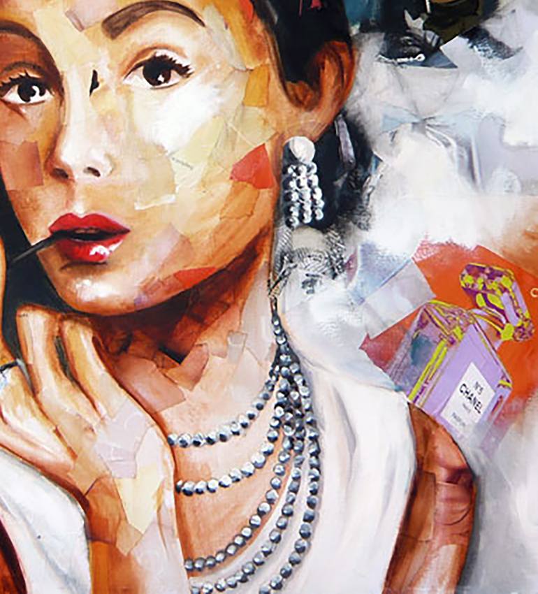 Original Figurative People Painting by Nathalie Lemaitre