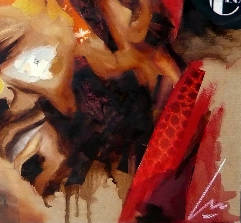 Original Figurative People Painting by Nathalie Lemaitre