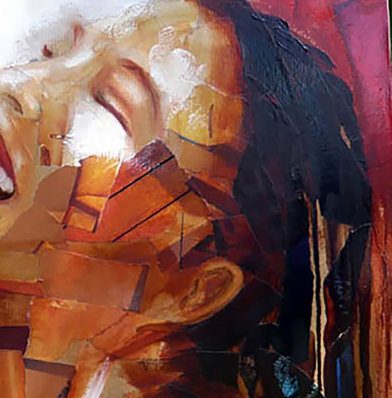 Original Figurative People Painting by Nathalie Lemaitre