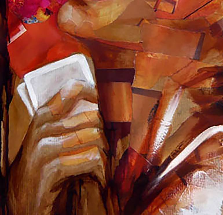 Original Figurative People Painting by Nathalie Lemaitre