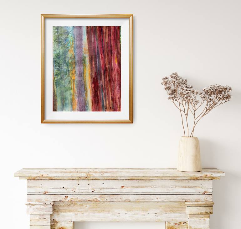 Original Impressionism Landscape Painting by Asher Falk