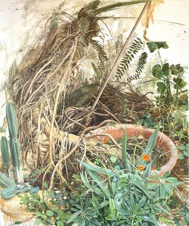 Original Conceptual Botanic Paintings by Andres Moya